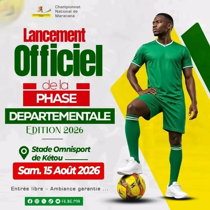 Affiche officielle de lancement de la compétition de Maracana 2026