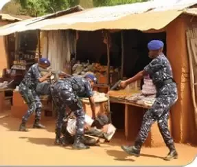 Images d’illustration de la police républicaine