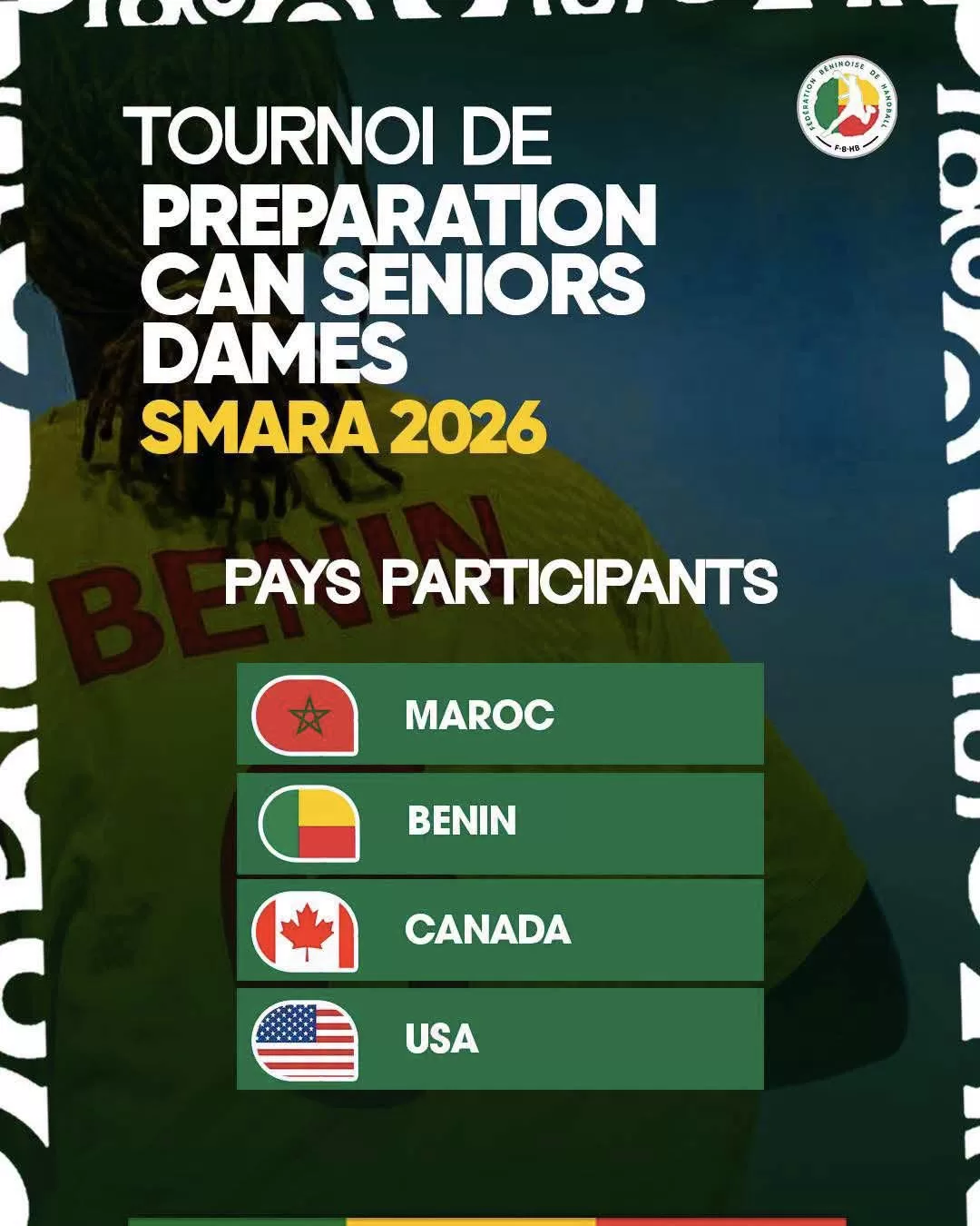 Affiche du Tournoi international de la Marche Verte