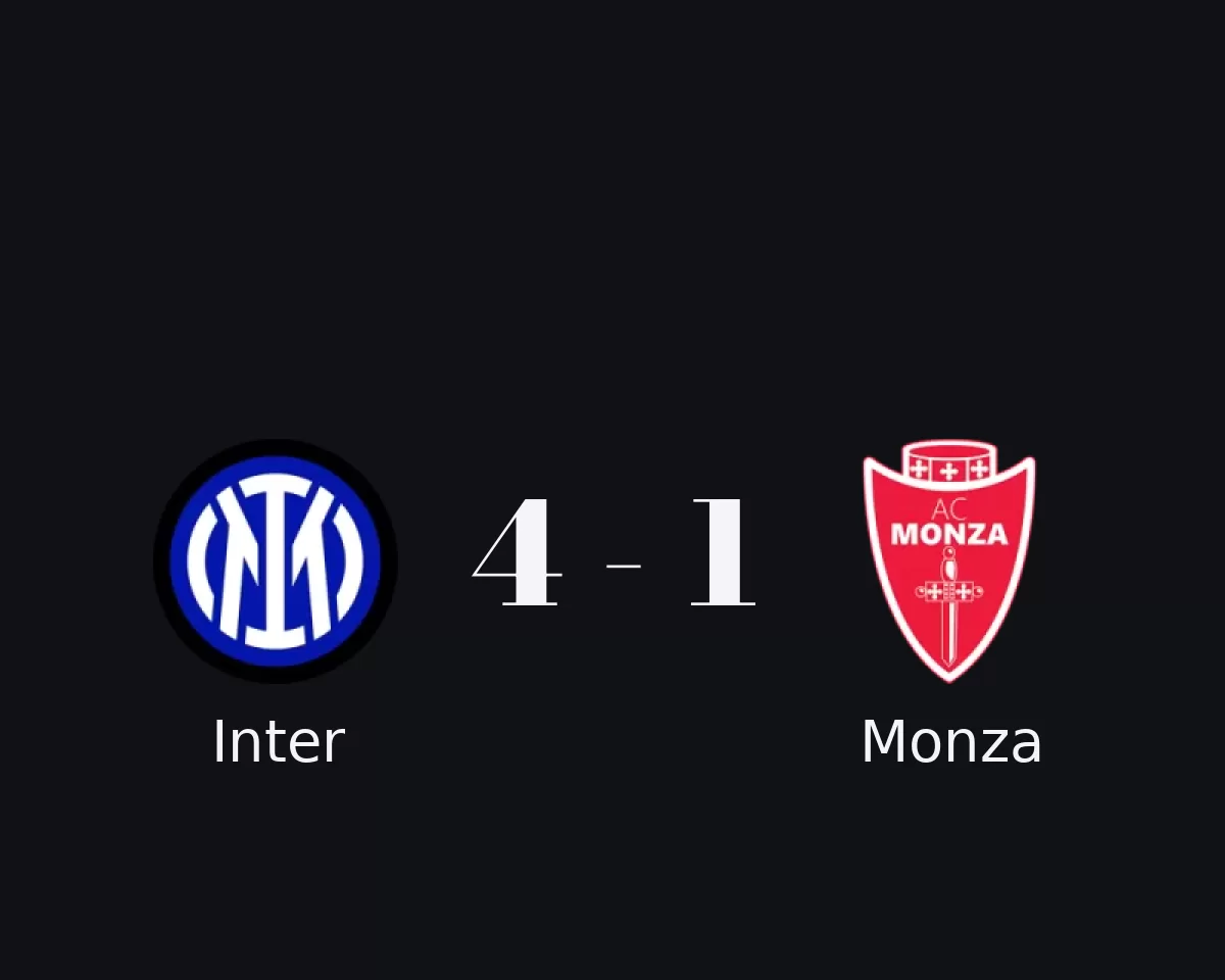 Inter contre Monza