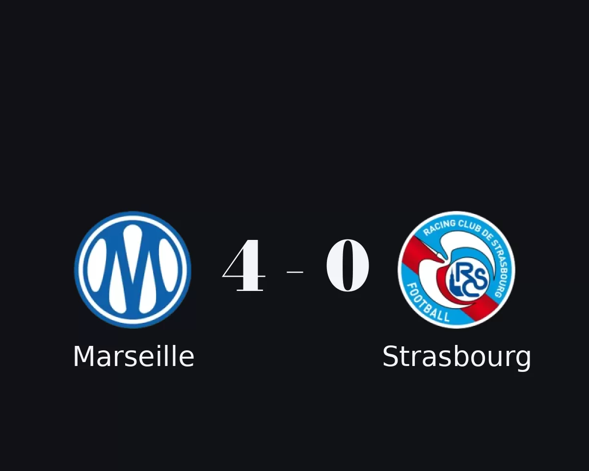 Marseille contre Strasbourg