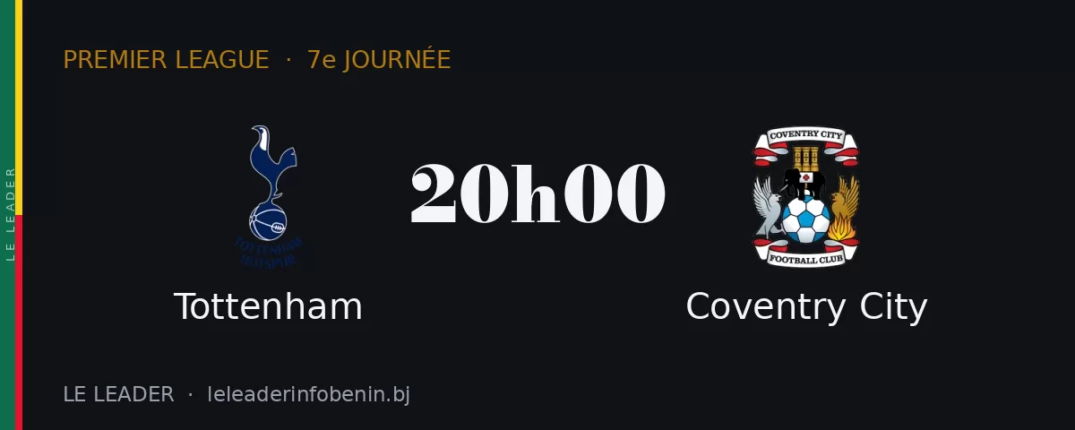 Tottenham contre Coventry City