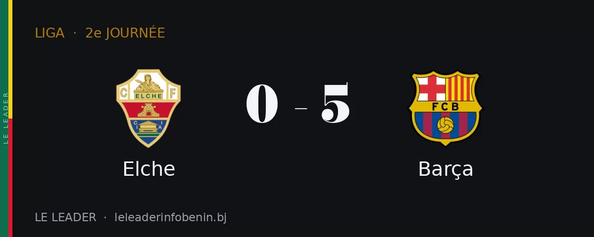 Elche contre Barça