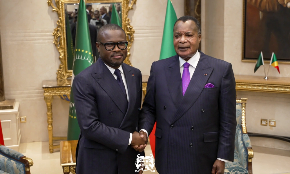 Romuald Wadagni et Denis Sassou-N’Guesso