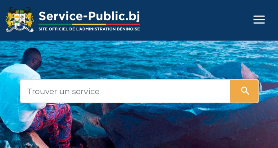 Site Internet des services publics au Bénin
